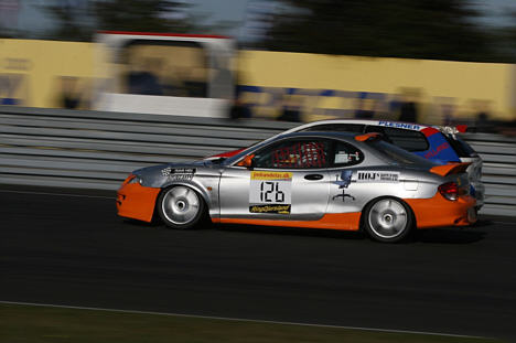 Klas Høj gav sin Hyundai Coupé SSC-debut til finalen.